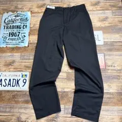 ヒ*ド様 SoftTwill ワークパンツ W32 ブラック メキシコ製 ストレのサムネイル
