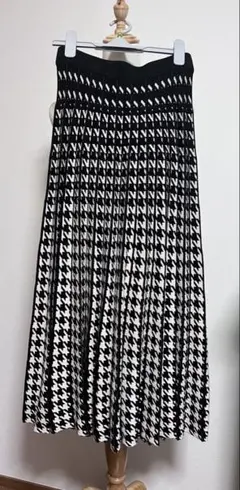 ニットプリーツスカート