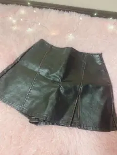 ZARA ブラック フレアショートパンツ XS