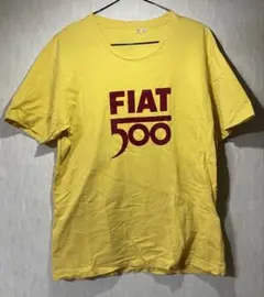 ユニクロ UT FIAT500 Tシャツ Lサイズ イエロー 半袖 美品