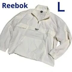 reebok ナイロンジャケット　L 生成り