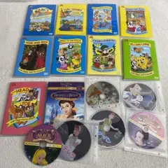 《全字幕付き》ジッピー非売品DVDDWE ディズニー英語 全9本　他おまけ付き