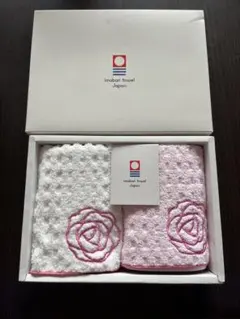 今治ハンドタオル 2枚セット ローズハンカチ エイボン