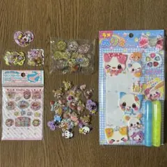 平成レトロ フレークシール 星のわたあめ屋さん カミオジャパン ラメ 