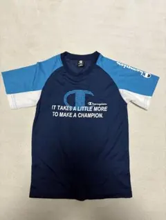 Champion Tシャツ ネイビー/青