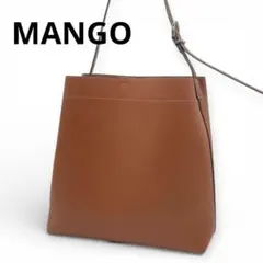 MANGO ショルダーバッグ G-- OPHELIA ミディアムブラウン　A4のサムネイル