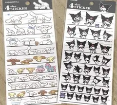 サンリオ 4サイズステッカー シナモロール クロミ2シートセット メルカリ便