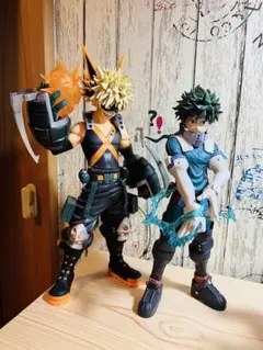 ヒロアカ　一番くじ　緑谷出久・爆豪勝己　フィギュア　2体セット