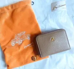 くま様専用 Kitamura 長財布 グレージュ レザー - メルカリ
