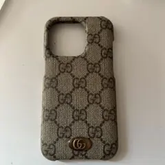 GUCCI iPhone14proケース GGスプリーム