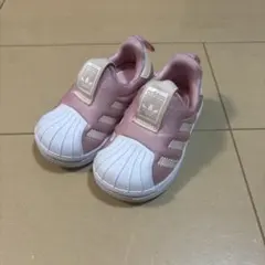 adidas ピンク スリッポン シューズ　12センチ