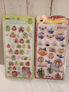 国内正規品　たまごっちボンボンドロップシール　パペットスンスン 2枚セット