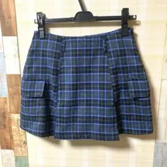 【美品】SNIDEL チェック ミニスカート ポケット付き