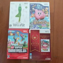 Wii ゲームソフト 4本セット カービィ マリオ 桃太郎電鉄