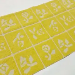 ミナペルホネン　ルル　Lulu　ラージ　yellow　生地　ファブリック