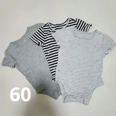 babyGAP 半袖ロンパース3枚セット 60cmのサムネイル