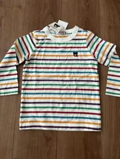 ⭐︎新品未使用品⭐︎DOUBLE.B ストライプ長袖Tシャツ 90サイズ