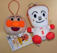 アンパンマン　しょくぱんマン　マスコット　2点　まとめ売り