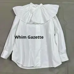 Whim Gazette ビックリボン ボウタイブラウス コットン ドルマン