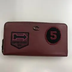 E1-1-01 COACH コーチエンパイアステートパッチ付き長財布