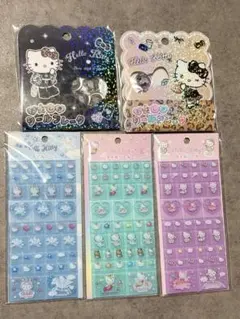 正規品‼️新品‼️サンリオキティタイルシール　おはじきシールセット
