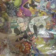 ユーリオンアイス　ヴィクトル　ホログラム缶バッジ2個セット
