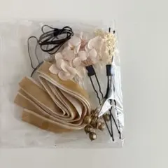 結婚式　お呼ばれ　ヘッドドレスヘアセット