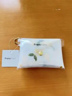 Francfranc フランフラン チュールバッグ イエロー×ホワイト