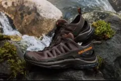 【極美品】SALOMON XA PRO 3D AMPHIB 28cm ブラウン
