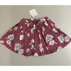 新品　ブランシェス　スカート　90 花柄　インナーつき