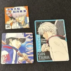 ジャンフェス テニスの王子様 銀魂 あぁんって言うゲーム コラボカード シール