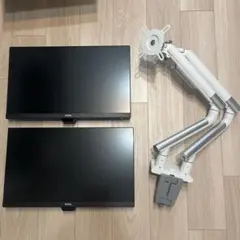 BenQ モニター 2台 モニターアーム セット