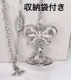 Vivienne Westwood リボンドロップオーブネックレス S2 - メルカリ