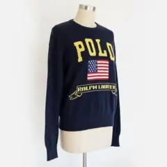 Polo by Ralph Lauren ネイビーセーター Lサイズ