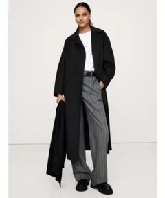 【新品タグ付き】オーバーサイズダブルフェイススカーフコート