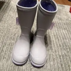 新品、未使用品a.v.v bout de chou グレー 長靴 19.0cm