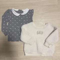 80-90GAP ロンT ボアパーカー