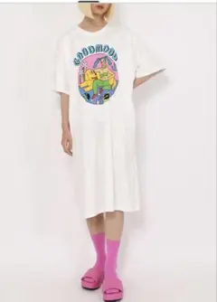 PUNYUS☆GOODMOODビッグTワンピース☆ホワイト☆新品未開封☆4サイズのサムネイル