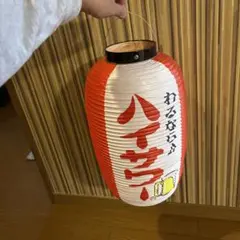 わるなら「ハイサワー」提灯 ちょうちん 居酒屋 ディスプレイのサムネイル