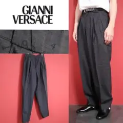 90s GIANNI VERSACE ヴェルサーチ ウールカシミヤ スラックス 90s GIANNI VERSACE ヴェルサーチ ウールカシミヤ スラックス