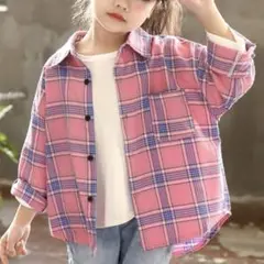 チェック柄シャツ キッズ