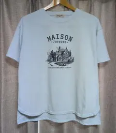 お値下げしました【Samansa Mos2】建物プリントTシャツのサムネイル
