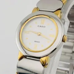 【美品/希少/電池交換済】SEIKO CREO レディース腕時計