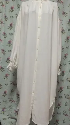 【最終値下げ】【アズノウアズ】ホワイト シャツワンピース 長袖