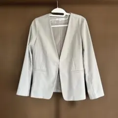 ☆新品☆ NATURAL BEAUTY BASIC ライトグレー ジャケット L