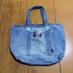 ROOTOTE デニムトートバッグ スカーフ柄プリントのサムネイル