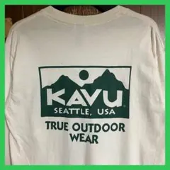 アメリカアウトドアブランド　KAVU／カブー✴️ロングTシャツ　アウトドアキャンプのサムネイル