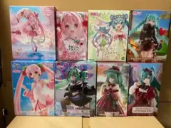 初音ミク　プライズフィギュア　まとめ売り　8点