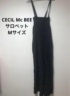 セシルマクビー⭐️CECIL Mc BEE Mサイズ サロペット パンツのサムネイル