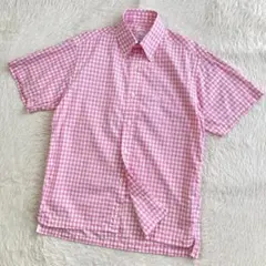 美品 コムデギャルソン ブルックスブラザーズ 半袖シャツ 刺繍ロゴ チェックのサムネイル